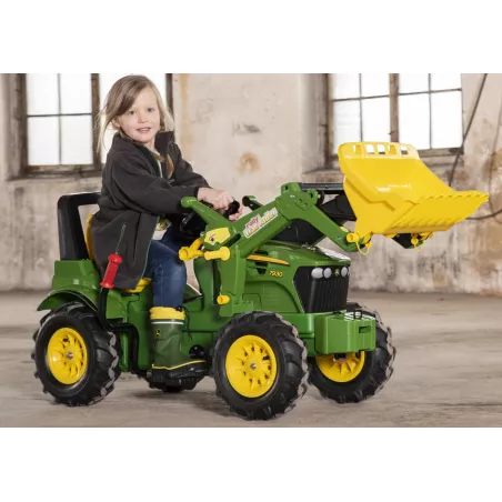 Tractor John Deere con pala ruedas neumaticas y marchas a pedales