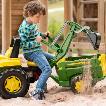 Retroexcavadora John Deere para tractor a pedales