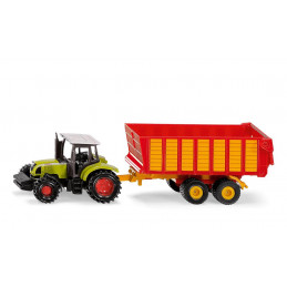 Tractor John Deere con remolque en Blister