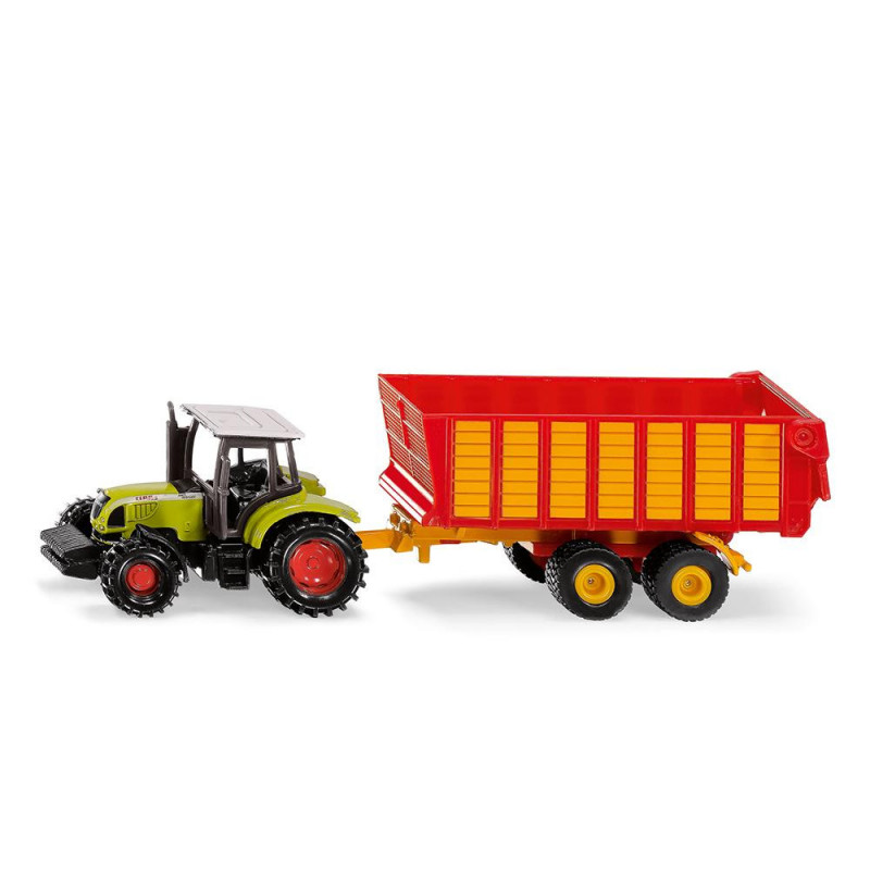 Tractor John Deere con remolque en Blister