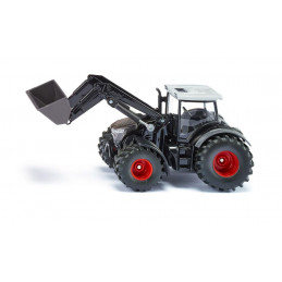 Tractor de juguete Fendt 942 Vario a escala 1:50 con pala frontal de metal y plástico.