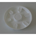 Cubre ruedas blanco original para correpasillos rollyMinitrac de Rolly Toys, ajuste preciso 165x65.