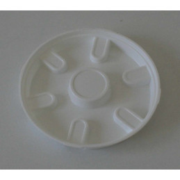 Cubre ruedas blanco original para correpasillos rollyMinitrac de Rolly Toys, ajuste preciso 165x65.