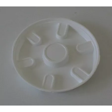 Cubre ruedas blanco original para correpasillos rollyMinitrac de Rolly Toys, ajuste preciso 165x65.