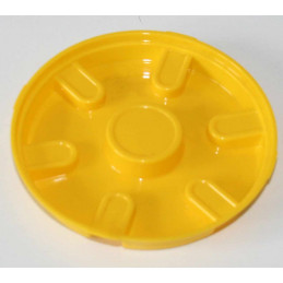 Cubre ruedas amarillo de repuesto oficial para juguete RollyMinitrac de Rolly Toys.