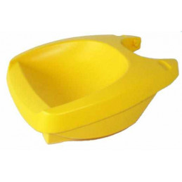 Tazón dumper de plástico resistente para tractor de juguete Minitrac, ideal para transportar arena en el jardín.