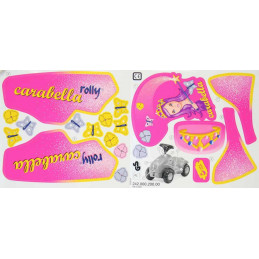 Pegatina de repuesto mini trac Carabella para tractor infantil Rolly Toys