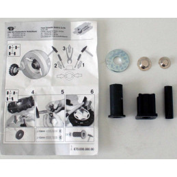 Conjunto de rueda de montaje original Rolly Toys para repuesto de vehículo de juguete.