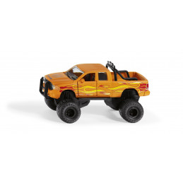 Camioneta de juguete RAM 1500 escala 1:50 con llantas de globo y puertas operables
