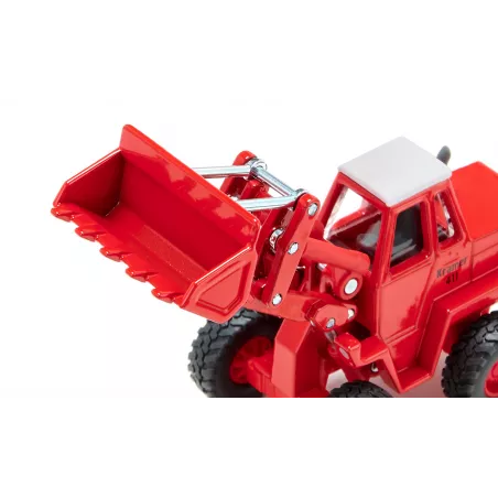 Cargadora de ruedas Kramer 411 a escala 1:50 en miniatura de metal y plástico.