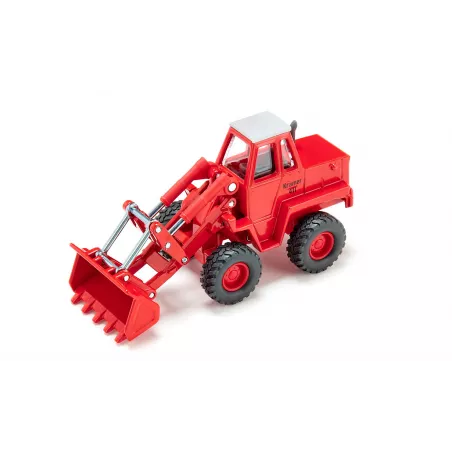 Cargadora de ruedas Kramer 411 a escala 1:50 en miniatura de metal y plástico.
