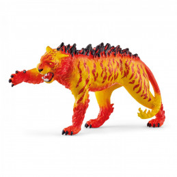Figura del Tigre de Lava de Eldrador, criatura mítica volcánica detallada para coleccionistas y juego.