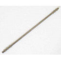 Eje con pinza de metal 8x305 Rolly Toys, repuesto para tractores y vehículos de juguete a pedales.