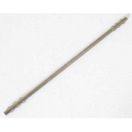 Eje con pinza de metal 8x305 Rolly Toys, repuesto para tractores y vehículos de juguete a pedales.