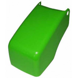 Capota rollyKids verde de plástico resistente para tractor de pedales infantil.