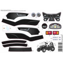Set de pegatinas oficiales de repuesto para tractor de juguete RollyKid Deutz Fahr 5115.