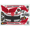 Pegatina RollyKids Massey Ferguson