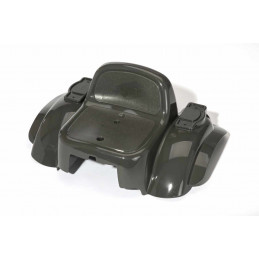 Guardabarros gris de alta resistencia para tractor de pedales rollyKid
