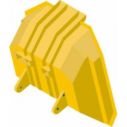 Cuenco basculante Rolly Toys para tractor de juguete infantil, ideal para cargar arena en el jardín.
