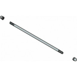 Eje roscado galvanizado 8x187 de alta resistencia para coches de pedales Rolly Toys.