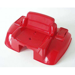 Guardabarros rojo magma de plástico resistente para tractor de juguete RollyJunior.