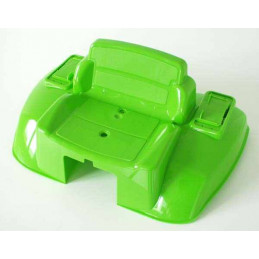 Guardabarros verde de repuesto para tractor de pedales rollyJunior Deutz.