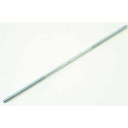 Eje roscado galvanizado 8x345 para tractor de pedales infantil, recambio metálico de alta resistencia.