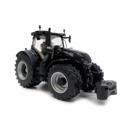 Réplica a escala 1:32 del tractor Case IH Optum 300 CVX Black Edition en metal negro mate para coleccionistas.