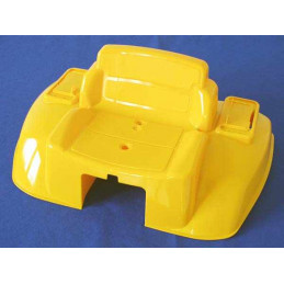 Guardabarros amarillo de repuesto para tractor de juguete rollyJunior JCB