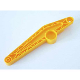 Brazo de paleta amarillo Rolly Toys, accesorio de plástico resistente para tractor de pedales infantil.