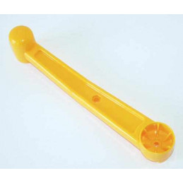 Palanca de repuesto derecha amarilla Rolly Toys para tractor de pedales infantil.