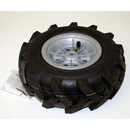 Rueda neumática de repuesto Rolly Toys de 5 pulgadas 260-95 para el lado izquierdo de vehículos infantiles.