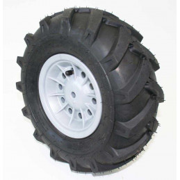 Rueda neumática de repuesto original de 6 pulgadas 325-110 izquierda para tractores infantiles Rolly Toys.