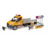 MB Sprinter municipal con módulo de luz y sonido, driver y accesorios