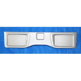 Lámpara cristal plata | Embellecedor frontal decorativo