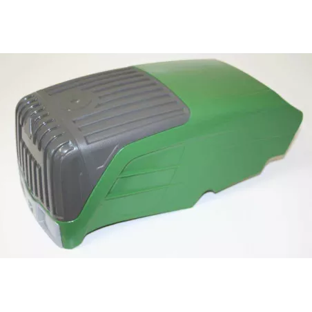 Capó de repuesto de plástico para tractor de juguete Fendt 211 Vario de Rolly Toys.