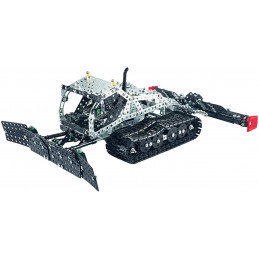 Maqueta metálica detallada del pisanieves Prinoth Leitwolf a escala 1:16 para coleccionistas de modelismo.