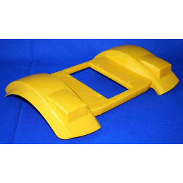 Guardabarros amarillo original de repuesto para tractor de juguete rollyFarmtrac JCB.