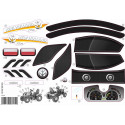 Pegatina oficial Rolly Farmtrac New Holland para tractor de juguete