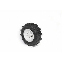 Rueda neumática izquierda de alta resistencia para tractor de juguete Rolly Toys.