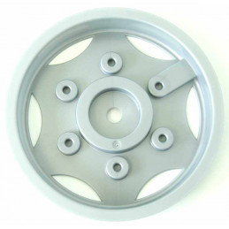 Cubre ruedas plata original Rolly Toys para ruedas de 335x120 y 310x110
