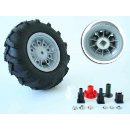 Repuesto de rueda neumática izquierda de 6 pulgadas 310-95 para juguetes Rolly Toys.