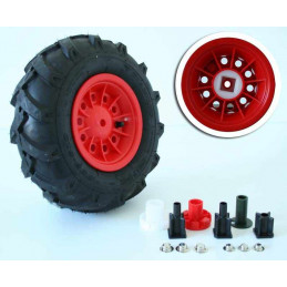 Rueda neumática de repuesto original de 6 pulgadas 310-95 derecha para tractor de pedales Rolly Toys.