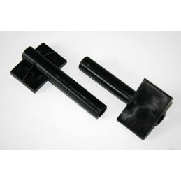 Zapatas de freno negras originales para tractor de juguete Unimog de Rolly Toys.