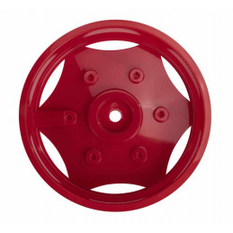 Cubierta de rueda trasera roja para tractor infantil X-Trac Premium Rolly Toys