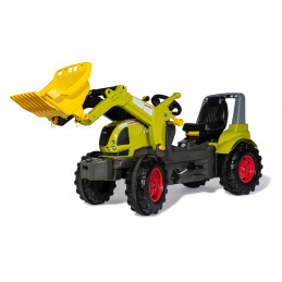 Tractor de pedales Claas Arion 640 para niños con cargador frontal