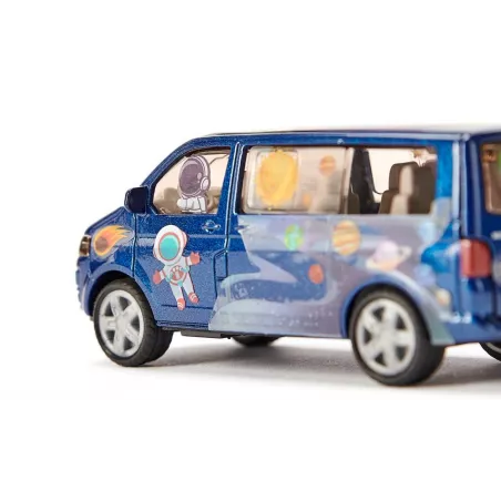 Furgoneta de juguete VW T5 Astronauta personalizable Kit Style my siku con pegatinas de temática espacial.