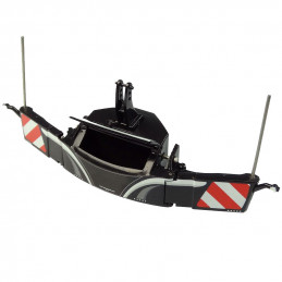 Contrapeso Tractorbumper negro de 800 kg Universal Hobbies para seguridad y tracción de tractores agrícolas.
