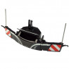 Tractorbumper 800 kg - negro
