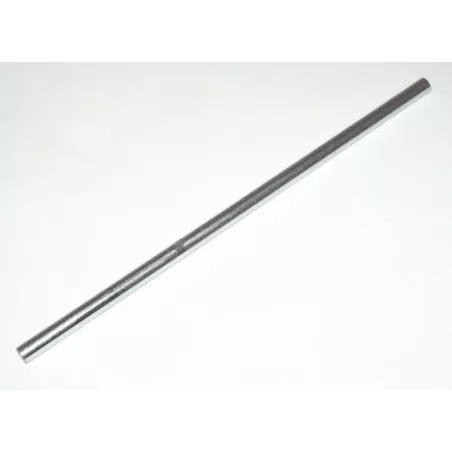 Eje de acero galvanizado de 10x450 mm para repuesto de remolque de juguete RollyKid
